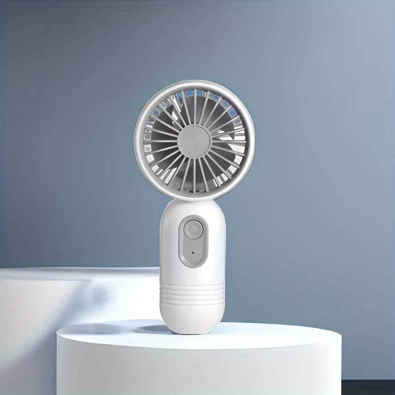 USB Mini Rechargeable Portable Fan with 3 Speeds, Handheld Fan for Gift Choice, Perfect for Office, Outdoor, Travel, Camping