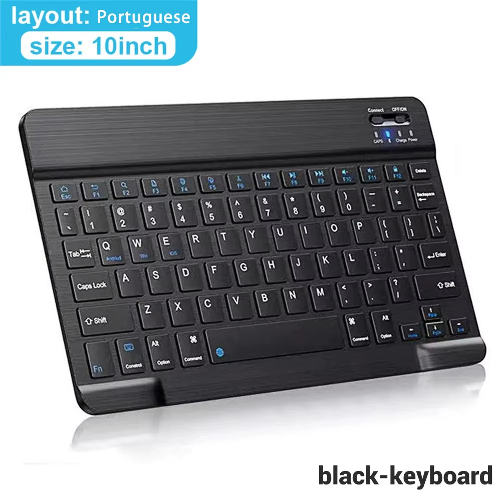Bluetooth Wireless Keyboard Mouse for IOS Android Windows Tablet for Ipad Air Mini Pro Spanish Korean Portugal Russian Keyboard