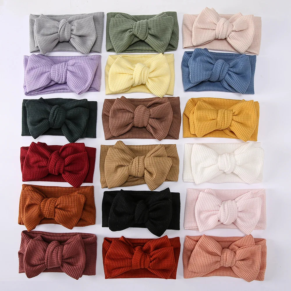 Baby Headbands Bows Baby Girl Headband Newborn Gift Elastic Hair Bands Children Turban Kids Infant Hair Accessories