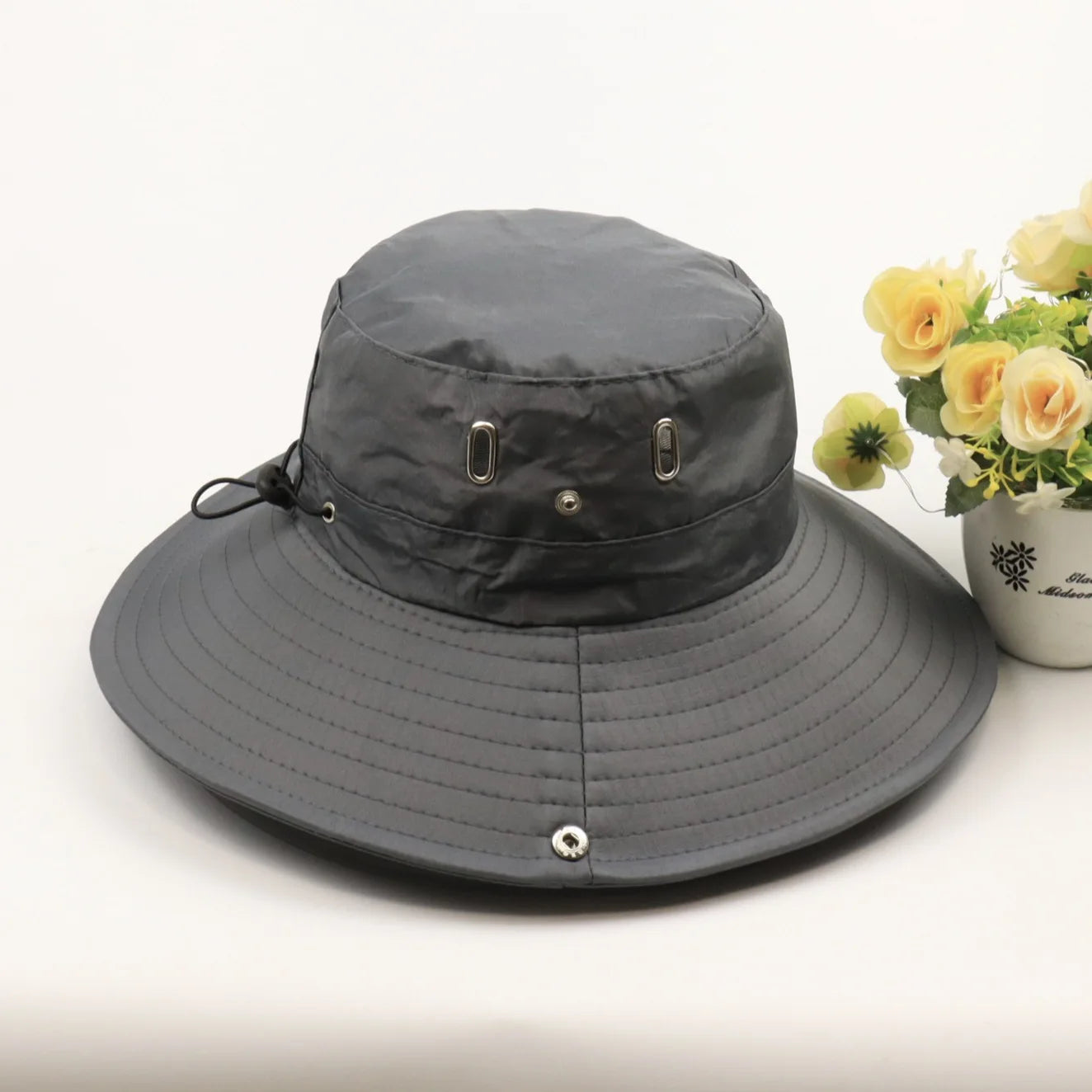 Summer Sun Hats UV Protection Outdoor Hunting Fishing Cap for Men Women Hiking Camping Visor Bucket Hat Neck Flap Fisherman Hat