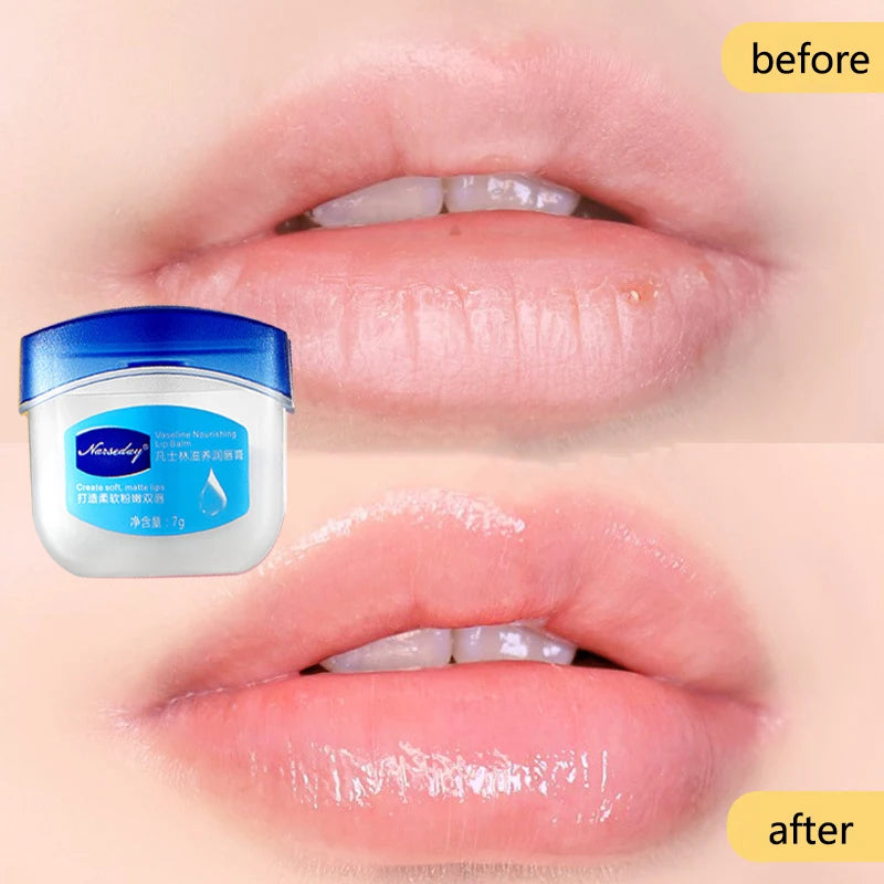 Lip Balm Fade Lip Line Lip Gloss Set Natural Plant Anti-Crack Lip Care Oil Jelly Lip Balm Repair Moisturizing Lipstick Cosmetics