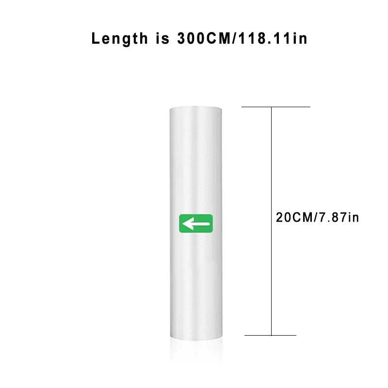 Sous Vide Roll Bags for Vacuum Packing Machine Packaging Food Storage Vacuum Bags for Vacuum Sealer Length Is 300CM