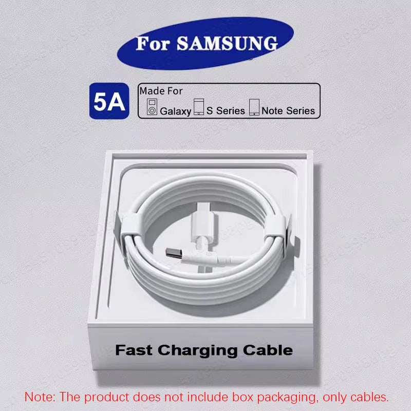 2PCS PD 45W USB C Cable for Samsung Galaxy S20 S21 S22 S23 Ultra Note 10 5G 20 A53 A54 Super Fast Charging USB Type C Data Cable