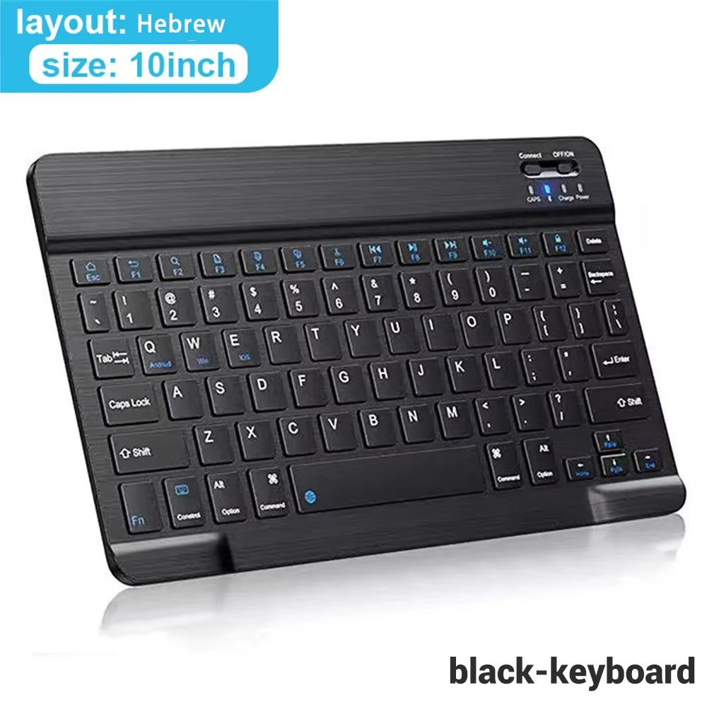 Bluetooth Wireless Keyboard Mouse for IOS Android Windows Tablet for Ipad Air Mini Pro Spanish Korean Portugal Russian Keyboard